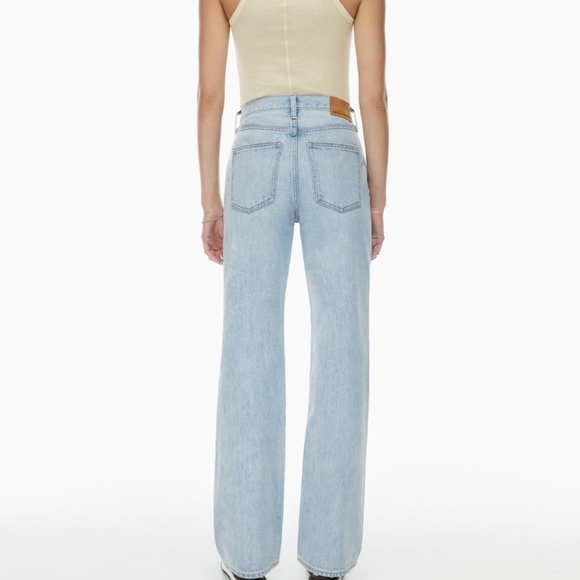 Denim Forum The Marianne Mid Rise Loose Flare 32 L, Size 25 - Picture 4 of 6